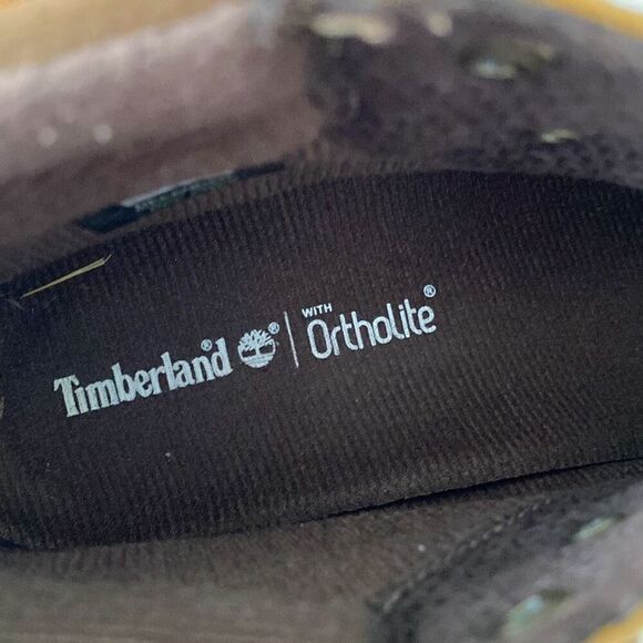 Timberland Ellendale Wheat Full Grain Leather Mid Top Hiker Boots Brown Size 7 - Picture 6 of 6